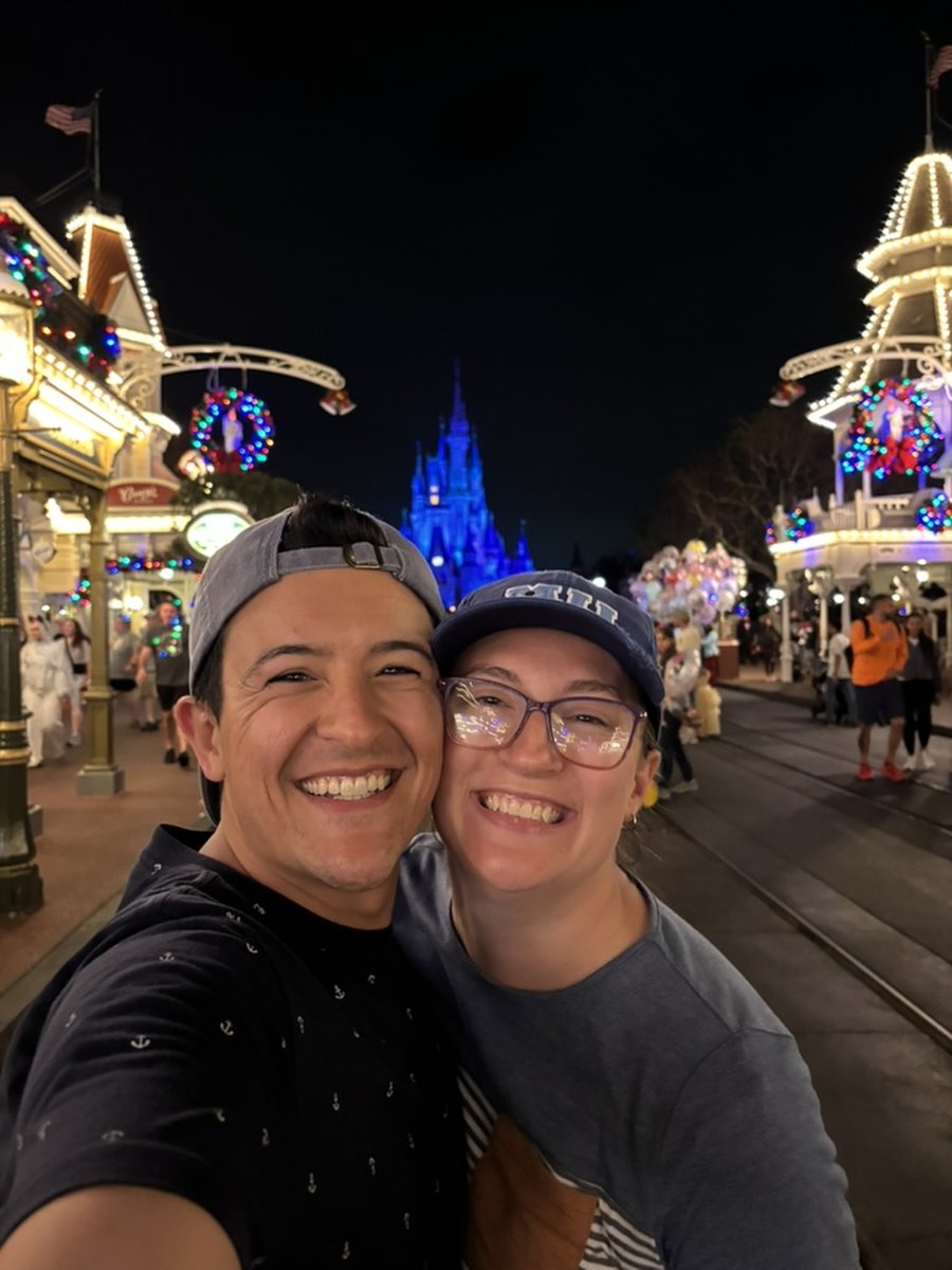 Mason and his partner at Disney